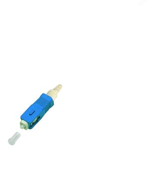 SC Steckverbinder SM9/125 OS2 blau, feldkonfektionierbar 