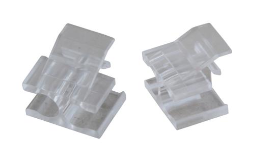 Universal Clip für LC Duplextransparent, wieder lösbar 