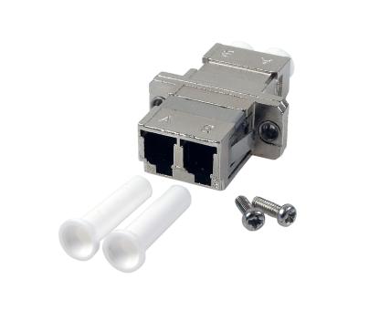 Kupplung LC Duplex SinglemodeGehäuse: SC-Simplex Metallgeh. 