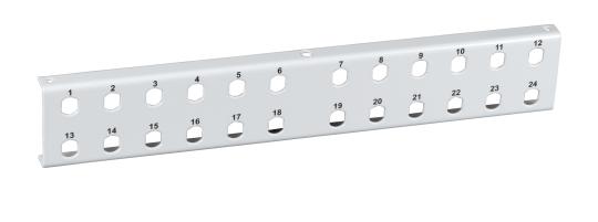 Verteilerplatte 24 SC-Simplexfür Miniwandverteiler 53605.1 