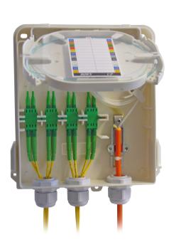 Hausanschlussbox (APL) für FTTX - Anwendungen 