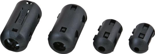 Ferrit-Ringkern 7,5mm, schwarz Bauform: rund 
