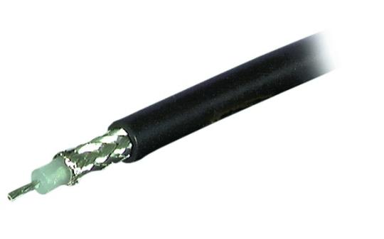 Koax Kabel RG58 C/U, 50 Ohmschwarz, PVC, 100 Meter Ring 
