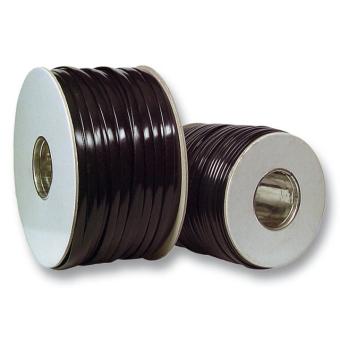 Modular-Flachbandkabel 4-adrigschwarz, 100 Meter Ring 