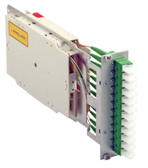 Moduleinschub, LC-APC,9/125µ6xLC-Quad 