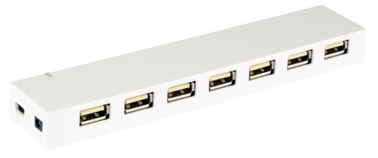 USB2.0 Hub 7-Portinkl. 5V/3A Netzteil + Anschlusskabel 