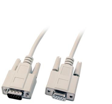 Datenkabel seriell 1:12m Stecker/Buchse DB9pol. 