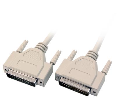 Datenkabel seriell 1:110m Stecker-Stecker 25pol. 