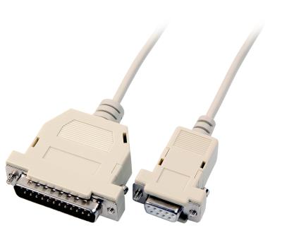 Datenkabel seriell 1:13m 9pol.Buchse/25pol.Stecker 