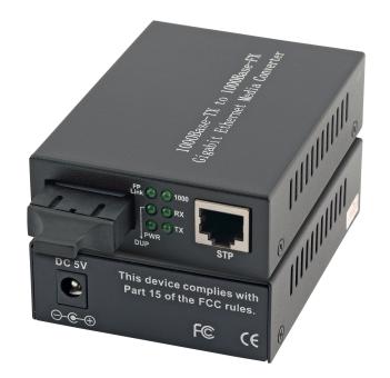 Media Converter Gigabit MM10/100/1000T - 1000Base SX-SC 