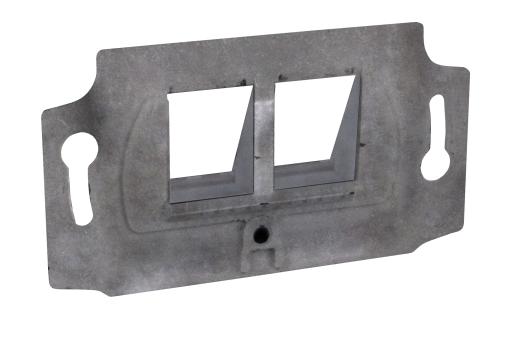 Tragring 2-fach, für KeystonesRJ45, designfähig TAE 