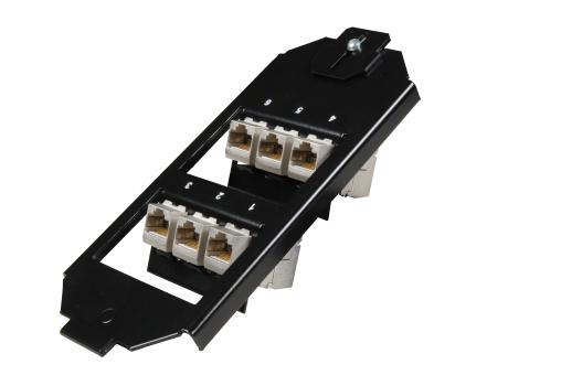 Bodentank-Halter 2-fach für6 x Keystone nur für GB2-Becher 