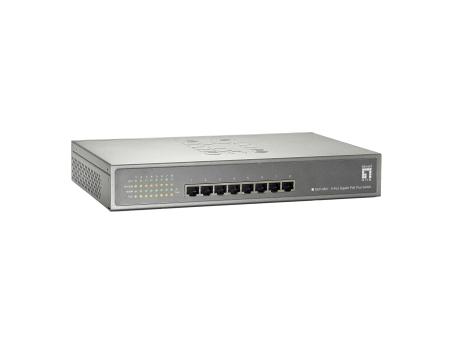 8 Port 10/100/1000Mbit/s PoEPlus (123.2W) 