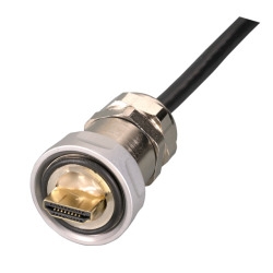 HDMI2.0 IP67 Kabelverschraubung M25Type A Stecker auf Type A Stecker 1,0m 