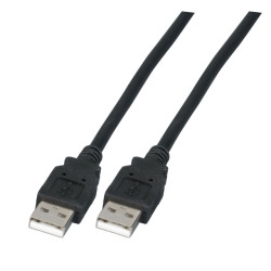 USB2.0 Anschlusskabel A-A, St.-St.,0,5m, LSZH 