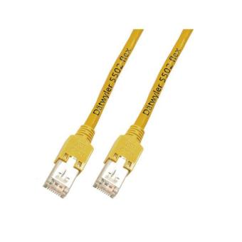 RJ45 Patchkabel S/UTP, Cat.5e, TM11,Dätwyler UNINET4P, 25m, gelb 
