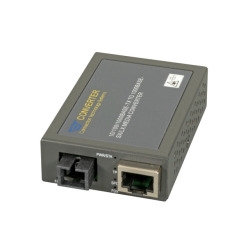 Compact Media Konverter RJ45-SC10km, WDM, Gigabit Ethernet 