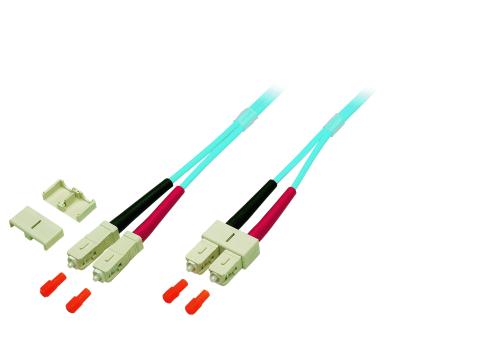 Duplex Patchkabel SC - SC 50/125µ,40 Meter, OM3, LSZH 