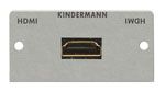 Anschlussblenden 90° HDMI/Ethernet mit Steckanschluss 50x50 mm -(Buchse-Buchse - ca. 15-20 cm Ka 