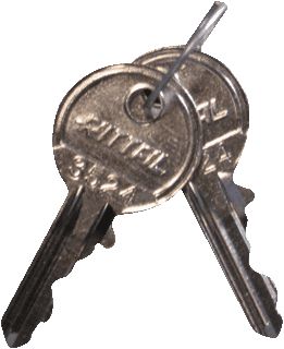 Schaltschrank-Schlüssel, für Verschluss-Einsatz Sicherheitsschließung Nr. 3524E 