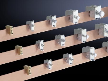 Leiteranschlussklemmen für Rundleiter 1-4 mm² (für E-Cu 5 mm) 