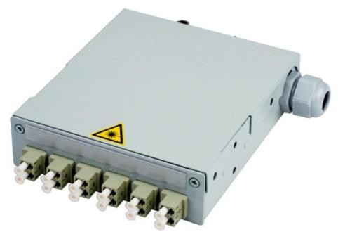 TS-Verteiler mit 6xLC-D , MM 