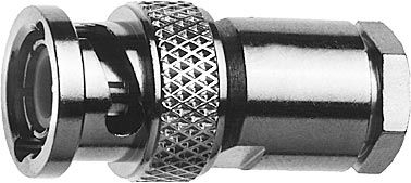 BNC-Kabelstecker Cr/Cr 75 Ohm 