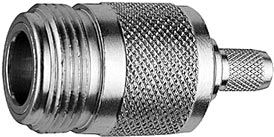 N-Kabelbuchse Cr/Cr 50 Ohm 