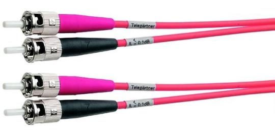 Duplex-Rangierkabel 50/125 OM3, L=10m 
