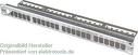 E-DATmodul 24x8  19" Patchfeld Cat6 Edelstahl leer 