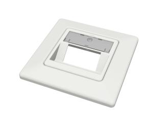 Modulaufnahme leer 2-fach inklusive Abdeckrahmen 