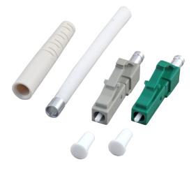 LC/APC 8°-Stecker Simplex Singlemodevorgewinkelt 