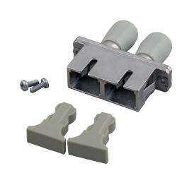 Kupplung ST/SC-DuplexKeramikhülse MM Metallgeh. 