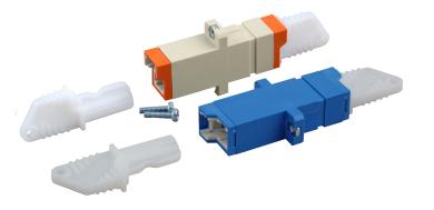 Kupplung E2000®/E2000® SMKeramik, blau, simplex 