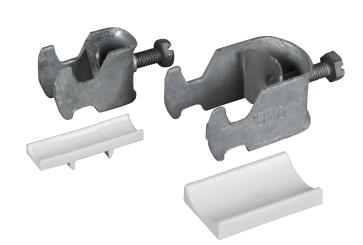 Bügelschelle 28 .. 34 mm für C-ProfilSchlitzweite 16/17mm inkl. Gegenwanne 