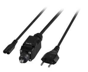 Anschlussset mit Türkontaktschalter für 698023.1,komplett vorverdrahtet, Kabellänge 2 m, schwarz 