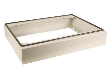 Sockel für 19" Wandgehäuse IP55,Tiefe 450mm, RAL7035 