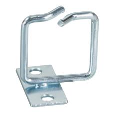 Kabelführungsbügel 80x80mm, versetzteMontageplatte zur frontseitigen Montage 