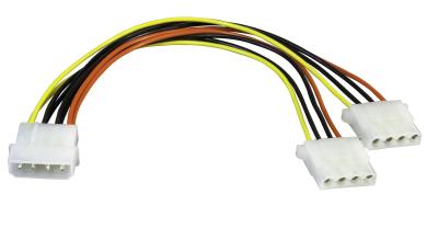 Y-Kabel 5,25" auf 2x5,25" 0,2m 