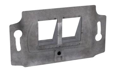 Tragring 2-fach, für KeystonesRJ45, designfähig TAE 