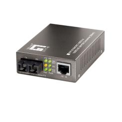 Media Konverter Fast Ethernetfür PoE, 10/100TX-100FX SC MM 