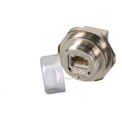 RJ45 Cat.6A IP67 Durchführungskupplung Buchse / Buchse, Service Port 