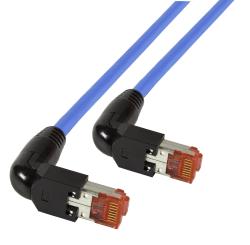 RJ45 Patchkabel S/FTP, Cat.6A, 2x TM2190°, UC900, 3m, blau 