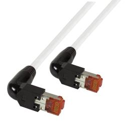 RJ45 Patchkabel S/FTP, Cat.6A, 2x TM2190°, UC900, 10m, weiß 