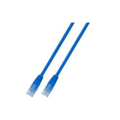 RJ45 Patchkabel U/UTP, Cat.6, PVC, CCA,0.5m, blau 0.5m | blau