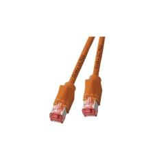 RJ45 Patchkabel S/FTP, Cat.6A, TM21,Dätwyler 7702, 1,5m, orange 