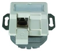 BODENTANK-DOSE KLASSE E CAT.6 VAD/B 8/8 UP/50EK,RAL1013  A07 