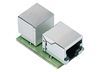 Kopplermodul Cat.5e 1xRJ45/s - 1xRJ45/s 