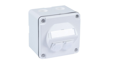 AP DA Dose IP54, II, 87x87 2xCat6A 2, ws 