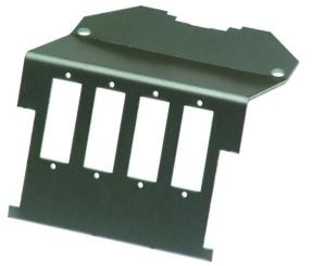 MONTAGEPLATTE F. 4xSC-Dpl./4xST-Dpl. für Bodentankeinbau Ackermann GB3 